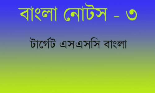 বাংলা প্র্যাক্টিস সেট -তৃতীয় পর্ব