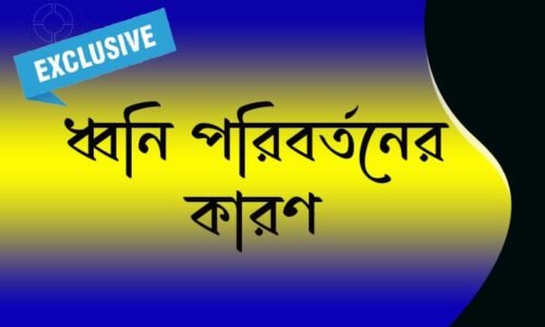 ধ্বনি পরিবর্তনের কারণ