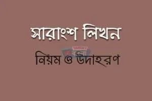 সারাংশ লিখন