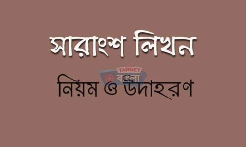 সারাংশ লিখন – নিয়ম ও উদাহরণ