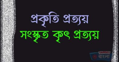 সংস্কৃত কৃৎ প্রত্যয় ও প্রত্যয়