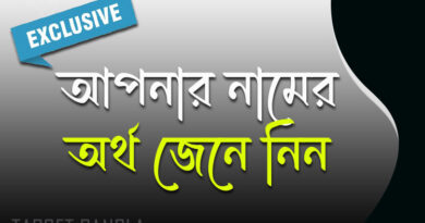 নামের অর্থ - ইন্টারভিউ স্পেশ্যাল